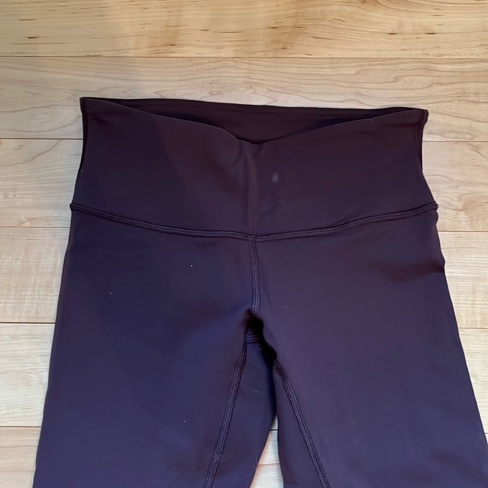 Lululemon Athletica Wunder Under High Rise Tight "28 Maroon - Picture 8 of 9